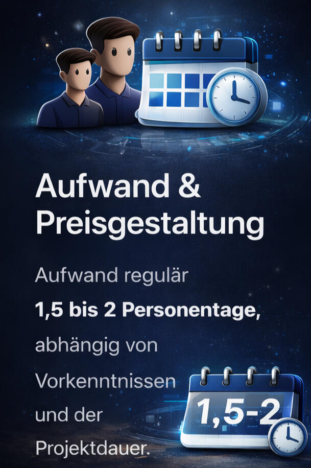 Aufwand – Personentage